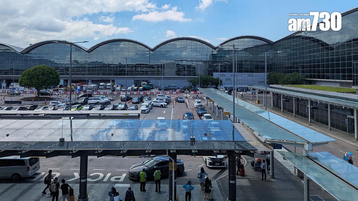 香港國際機場有人從高處墮下，送院後不治。(資料圖片)