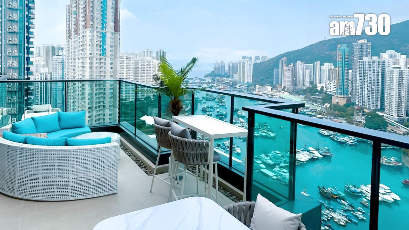 Coasto沽最後1伙天台特色戶 成交價逾1620萬｜鴨脷洲新盤