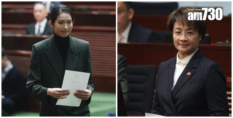 立法會兩名受矚目「新丁」新界東南方國珊與旅遊界江旻憓均加入工務小組委員會。(周令知攝/資料圖片)